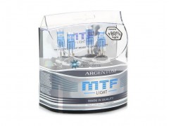 Набор галогеновых ламп MTF Light H27 Argentum +80% 4000K